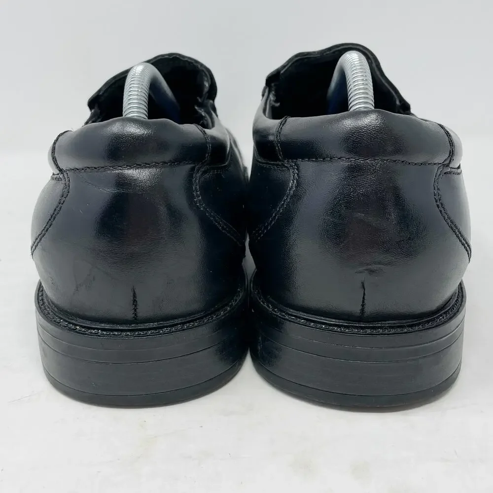 Dockers Black Leather Slip On Loafers Mens Size 11
